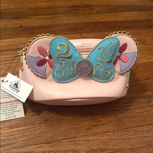 Disney main attraction small world Fanny pack